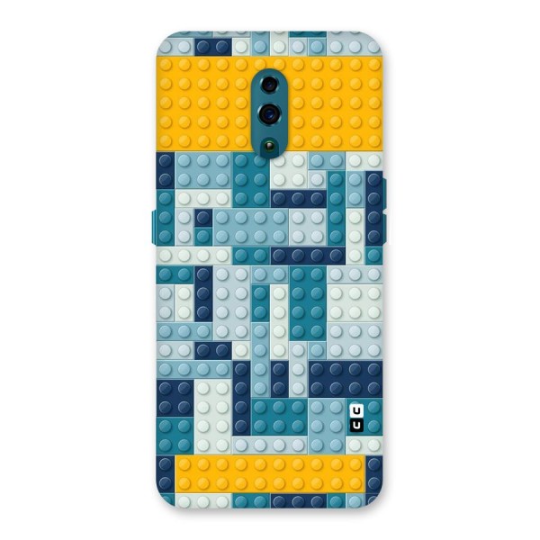 Blocks Blues Back Case for Oppo Reno