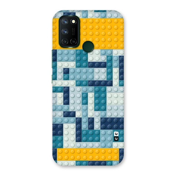 Blocks Blues Back Case for Realme 7i