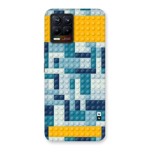 Blocks Blues Back Case for Realme 8