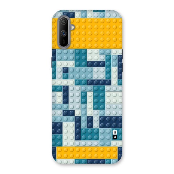 Blocks Blues Back Case for Realme C3