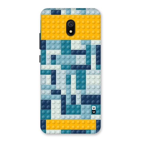 Blocks Blues Back Case for Redmi 8A