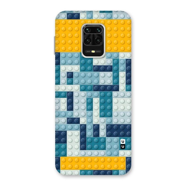 Blocks Blues Back Case for Redmi Note 9 Pro