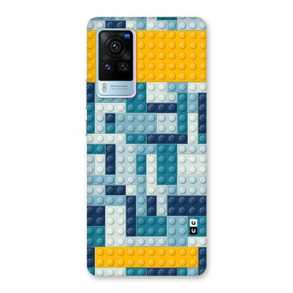 Blocks Blues Back Case for Vivo X60 Pro