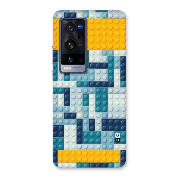 Blocks Blues Back Case for Vivo X60 Pro Plus