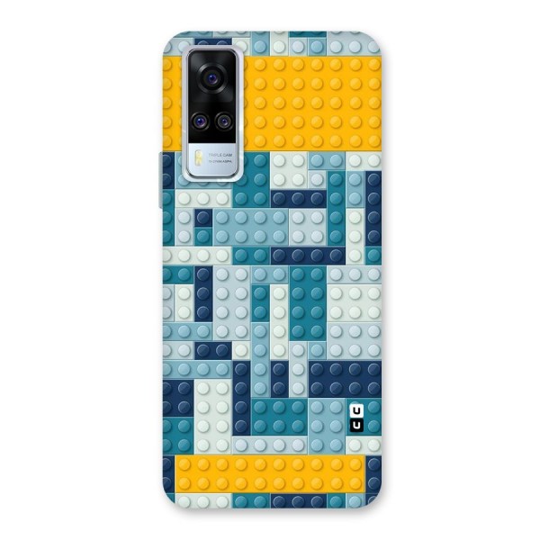 Blocks Blues Back Case for Vivo Y31