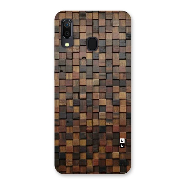 Blocks Of Wood Back Case for Galaxy A20