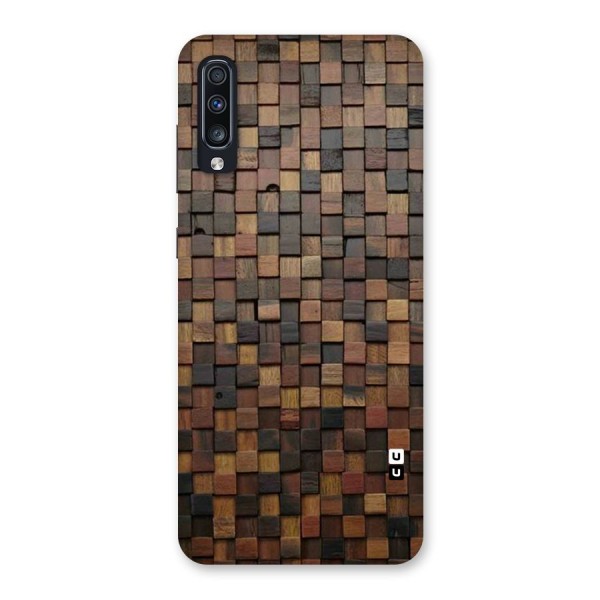 Blocks Of Wood Back Case for Galaxy A70