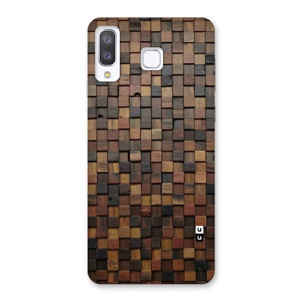 Blocks Of Wood Back Case for Galaxy A8 Star