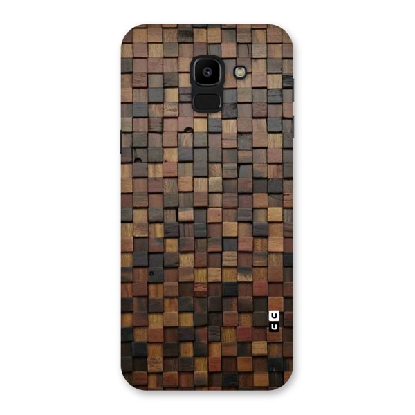 Blocks Of Wood Back Case for Galaxy J6