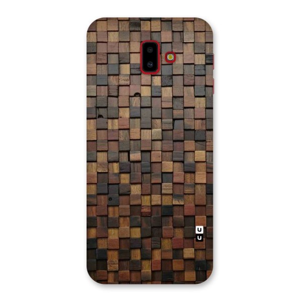 Blocks Of Wood Back Case for Galaxy J6 Plus