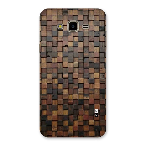 Blocks Of Wood Back Case for Galaxy J7 Nxt