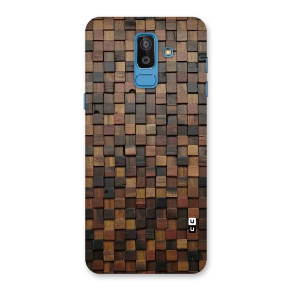 Blocks Of Wood Back Case for Galaxy J8