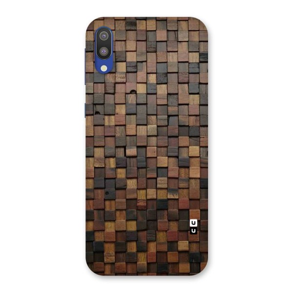 Blocks Of Wood Back Case for Galaxy M10