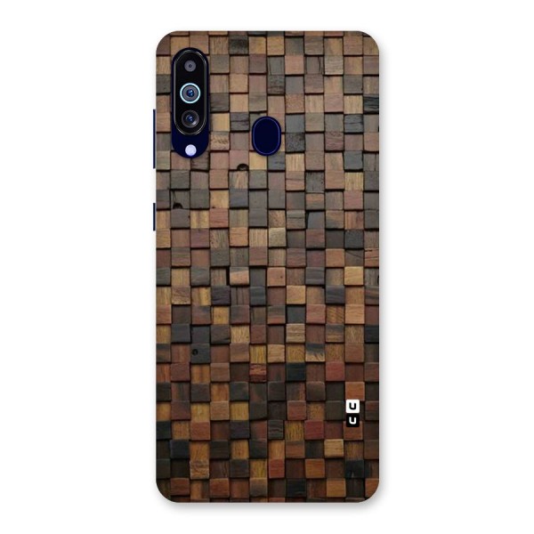 Blocks Of Wood Back Case for Galaxy M40