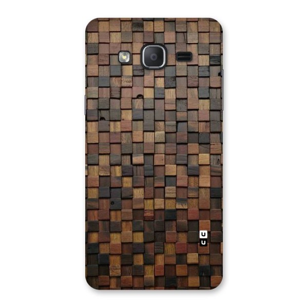 Blocks Of Wood Back Case for Galaxy On7 Pro