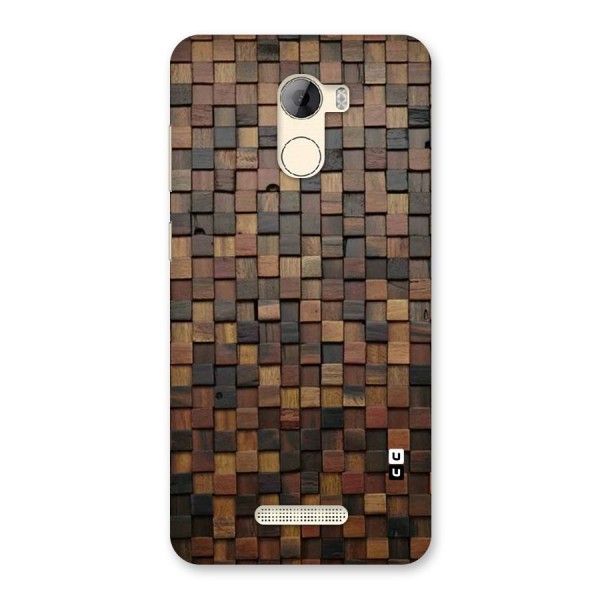 Blocks Of Wood Back Case for Gionee A1 LIte