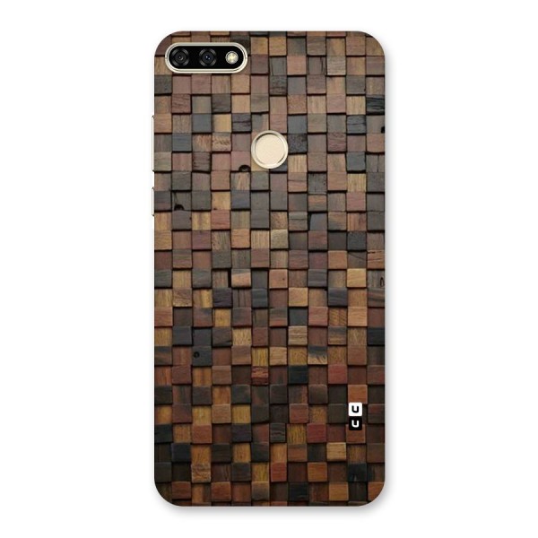 Blocks Of Wood Back Case for Honor 7A