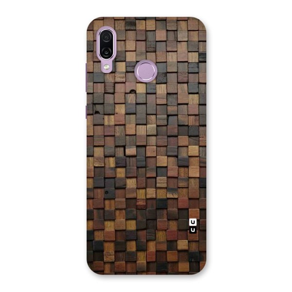 Blocks Of Wood Back Case for Honor Play