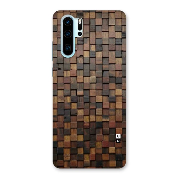 Blocks Of Wood Back Case for Huawei P30 Pro