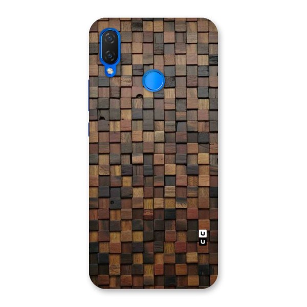 Blocks Of Wood Back Case for Huawei P Smart+