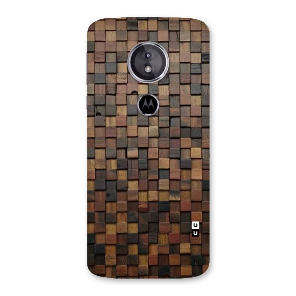 Blocks Of Wood Back Case for Moto E5