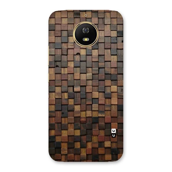 Blocks Of Wood Back Case for Moto G5s