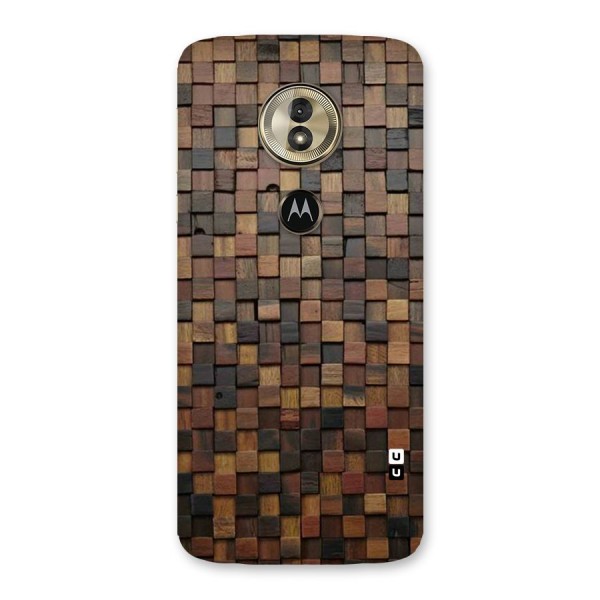 Blocks Of Wood Back Case for Moto G6 Play