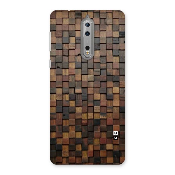 Blocks Of Wood Back Case for Nokia 8