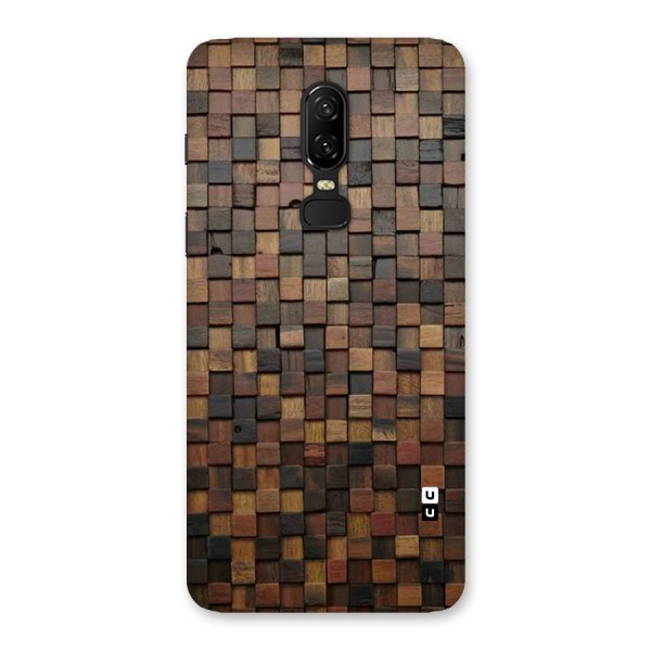 Blocks Of Wood Back Case for OnePlus 6