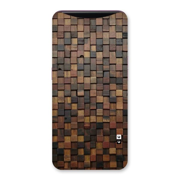 Blocks Of Wood Back Case for Oppo Find X