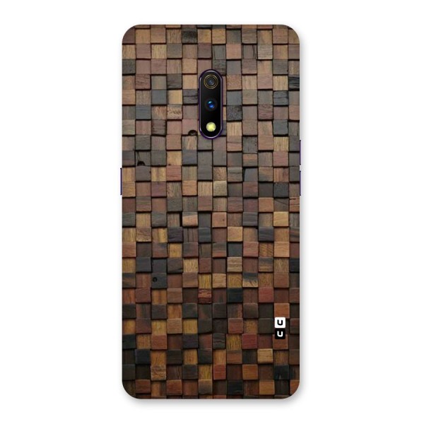 Blocks Of Wood Back Case for Realme X