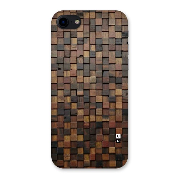 Blocks Of Wood Back Case for iPhone SE 2020