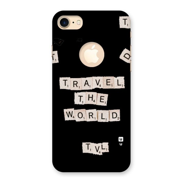Blocks Travel Back Case for iPhone 7 Logo Cut