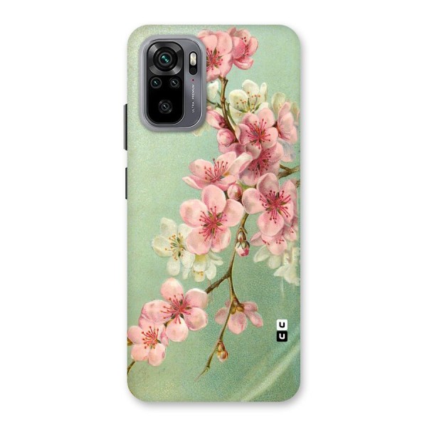 Blossom Cherry Design Back Case for Redmi Note 10