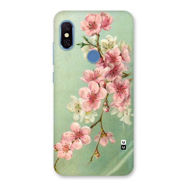 Blossom Cherry Design Back Case for Redmi Note 6 Pro