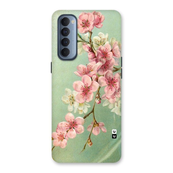 Blossom Cherry Design Back Case for Reno4 Pro