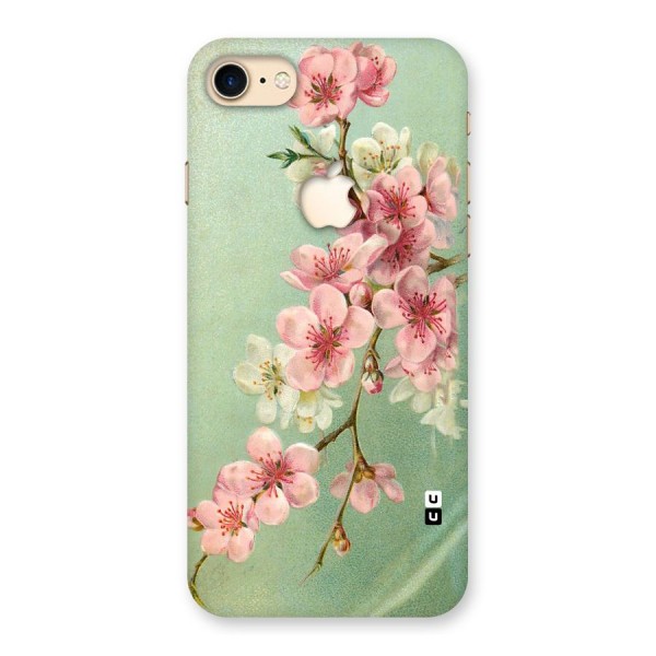 Blossom Cherry Design Back Case for iPhone 7 Apple Cut