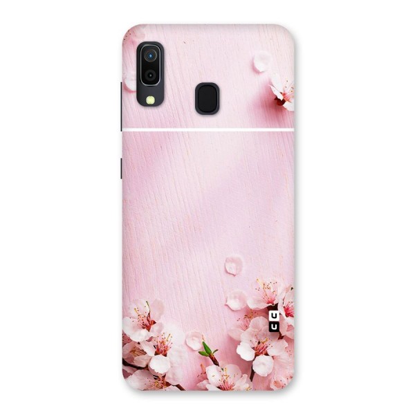 Blossom Frame Pink Back Case for Galaxy A20