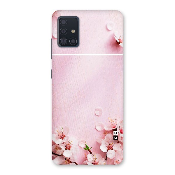 Blossom Frame Pink Back Case for Galaxy A51