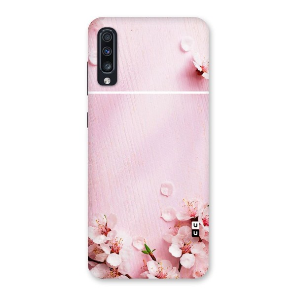 Blossom Frame Pink Back Case for Galaxy A70