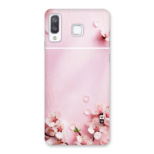 Blossom Frame Pink Back Case for Galaxy A8 Star