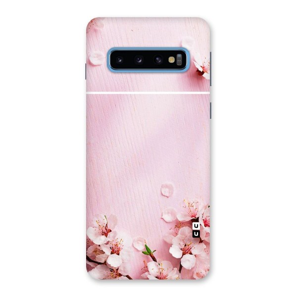 Blossom Frame Pink Back Case for Galaxy S10