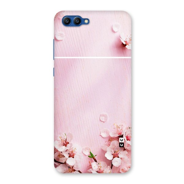 Blossom Frame Pink Back Case for Honor View 10