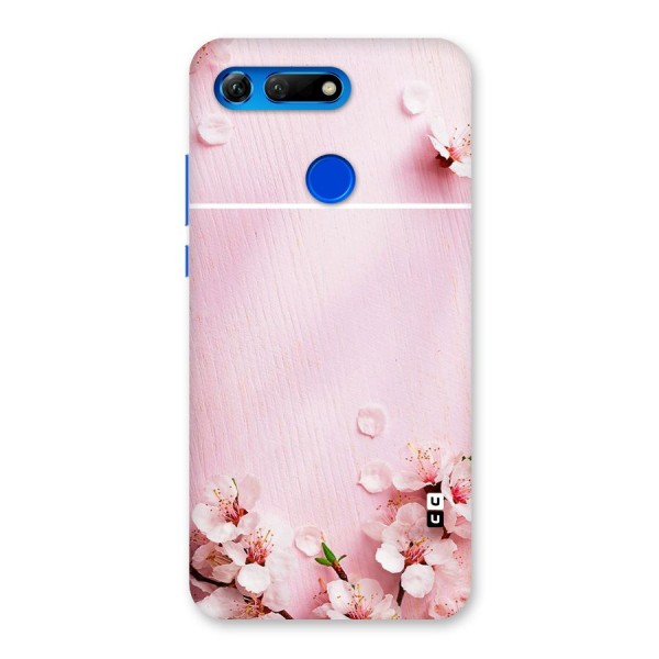 Blossom Frame Pink Back Case for Honor View 20