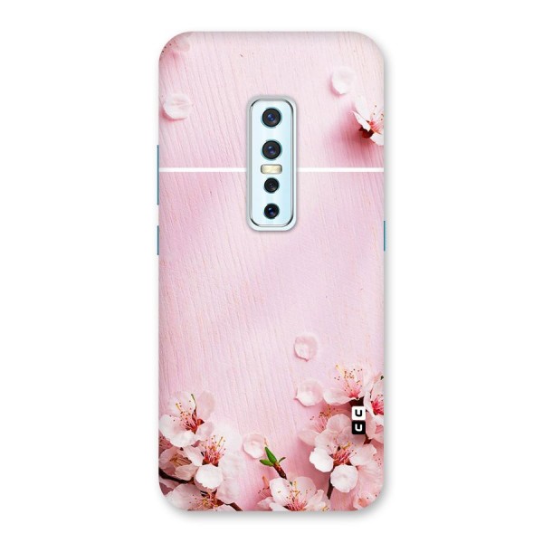 Blossom Frame Pink Back Case for Vivo V17 Pro