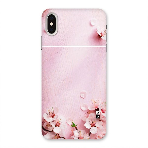 Blossom Frame Pink Back Case for iPhone XS Max
