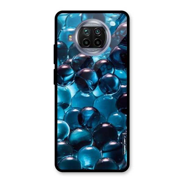 Blue Abstract Balls Glass Back Case for Mi 10i