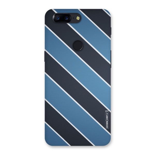 Blue Black Stripes Back Case for OnePlus 5T