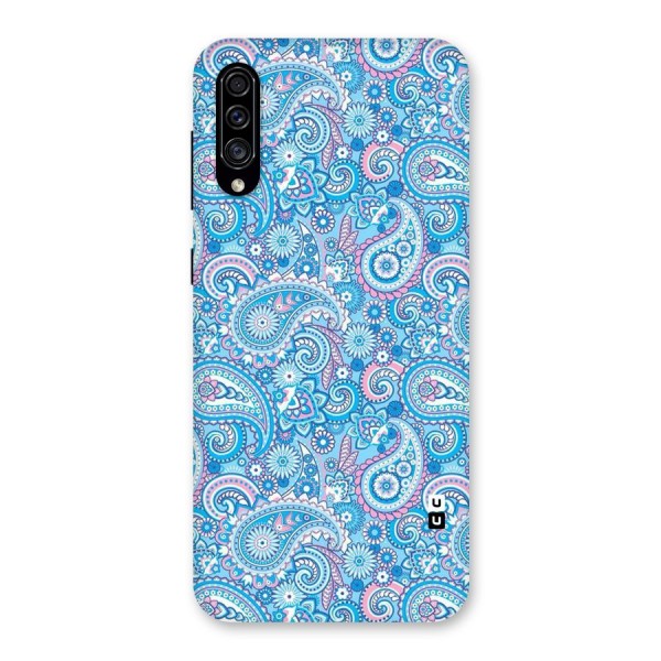 Blue Block Pattern Back Case for Galaxy A30s