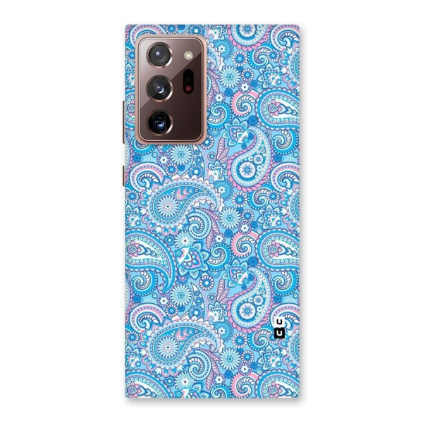 Blue Block Pattern Back Case for Galaxy Note 20 Ultra